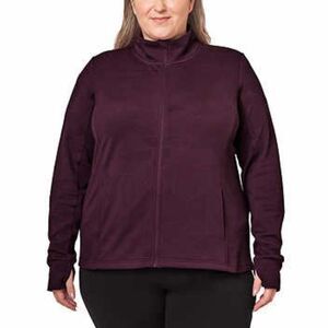 Mondetta Ladies'‎ Jacquard Full-Zip Jacket XXL Purple New with Tags!